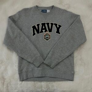 Navy USNA Embroidered Crewneck Sweatshirt